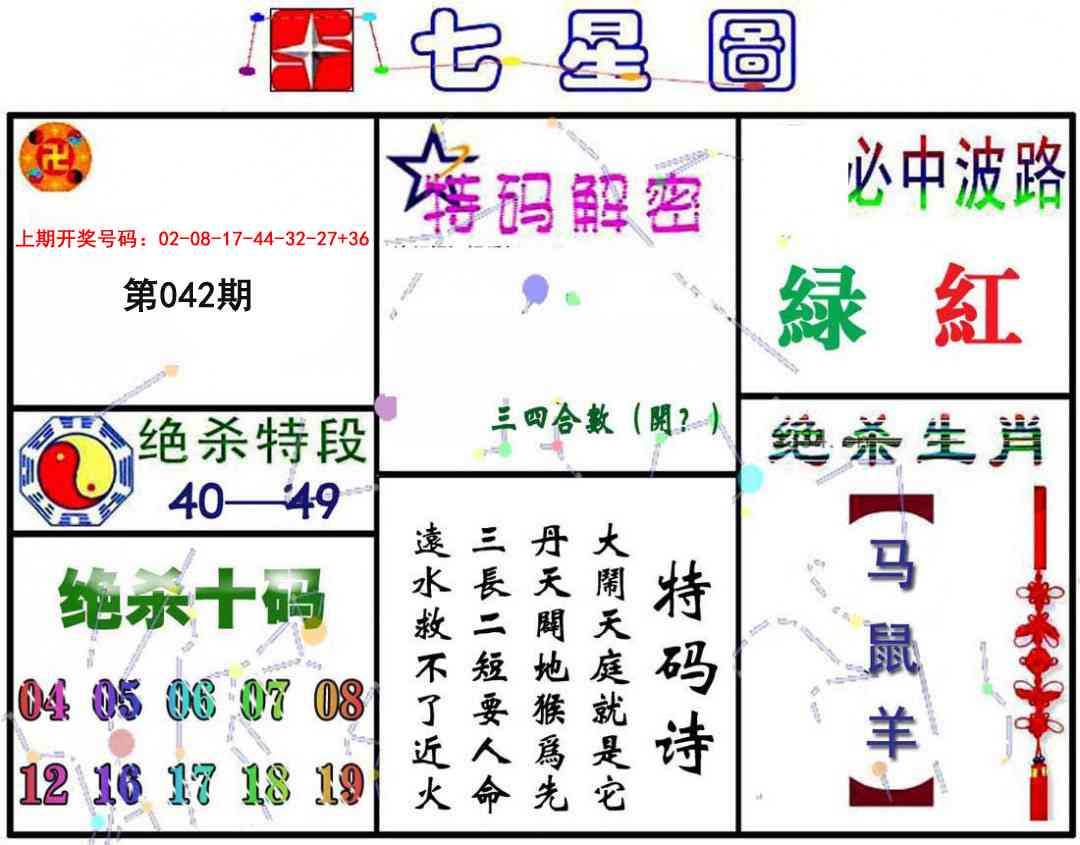 042期七星图A[图]