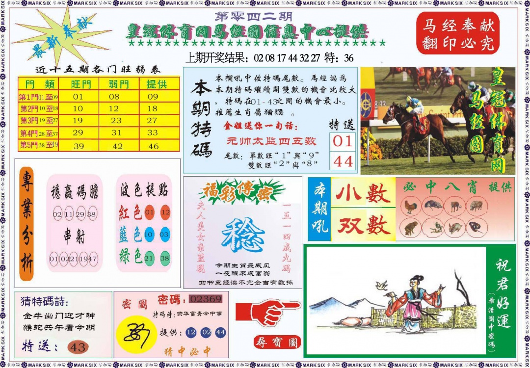 042期体育网马经图[图]