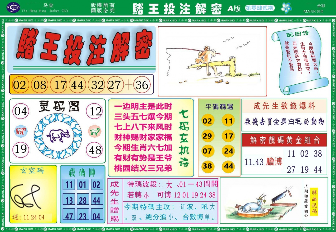 042期赌王投注解密[图]