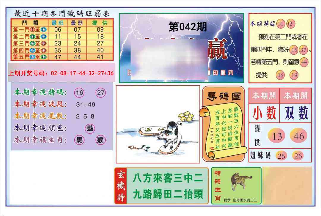 042期逢赌必羸[图]