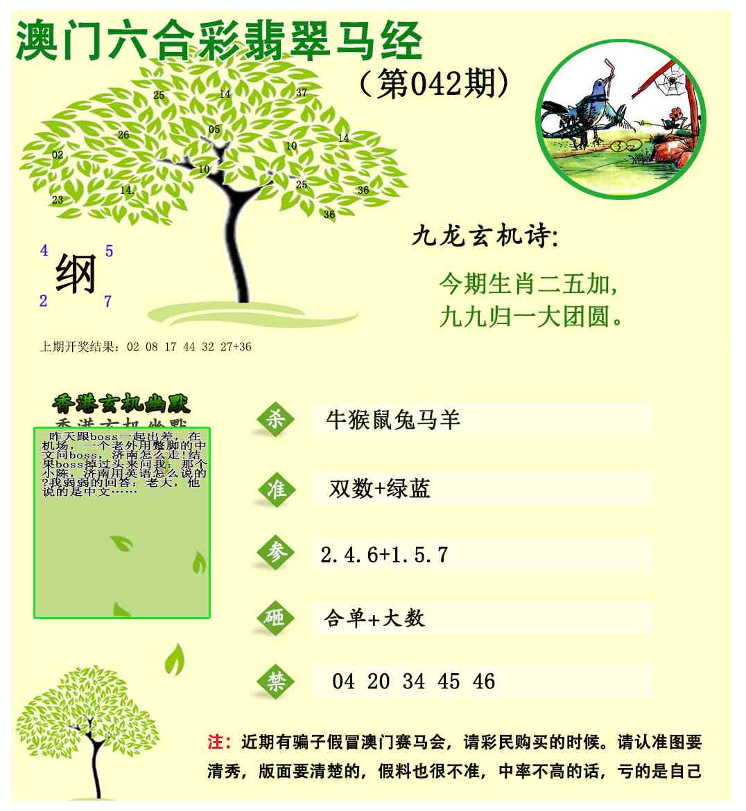 042期翡翠马经[图]